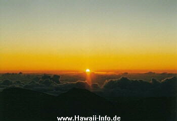 Sonnenaufgang am Haleakala