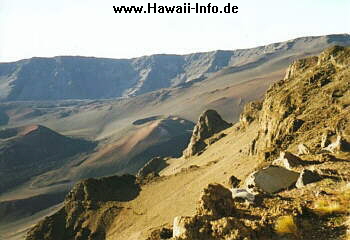 Der Haleakala Krater