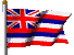 Fahne von Hawaii